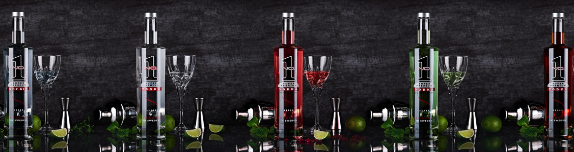 butelki vodka premium NO.1