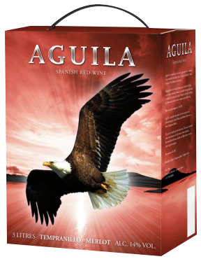 Aguila Temranillo Merlot – wino czerwone wytrawne 3L