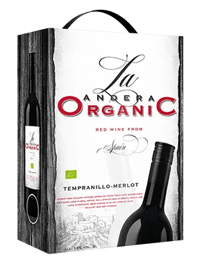 La Andrea Organic Tempranillo Merlot – wino czerwone wytrawne 3L