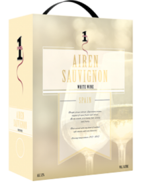 NO.1 Airen Sauvignon – wino białe wytrawne 3L