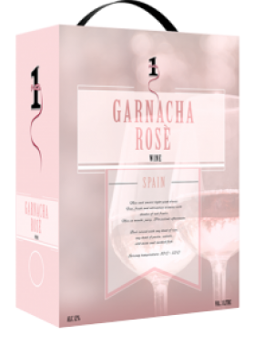 NO.1 Garnacha Rose – wino różowe półwytrawne 3L